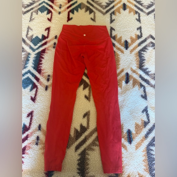 Lululemon Align High-Rise Pant Legging 28" Carnation Red Size 8 - Picture 14 of 14